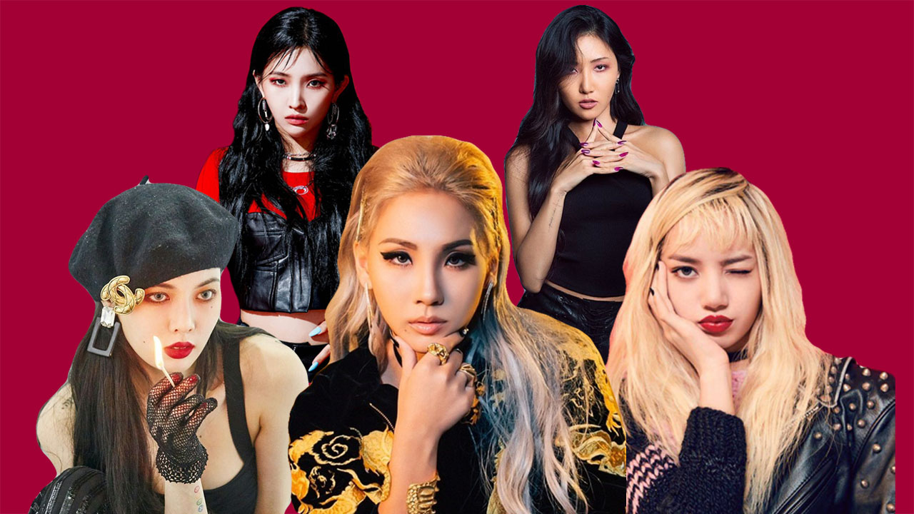 ảnh bìa nữ rapper nổi loạn showbiz hàn