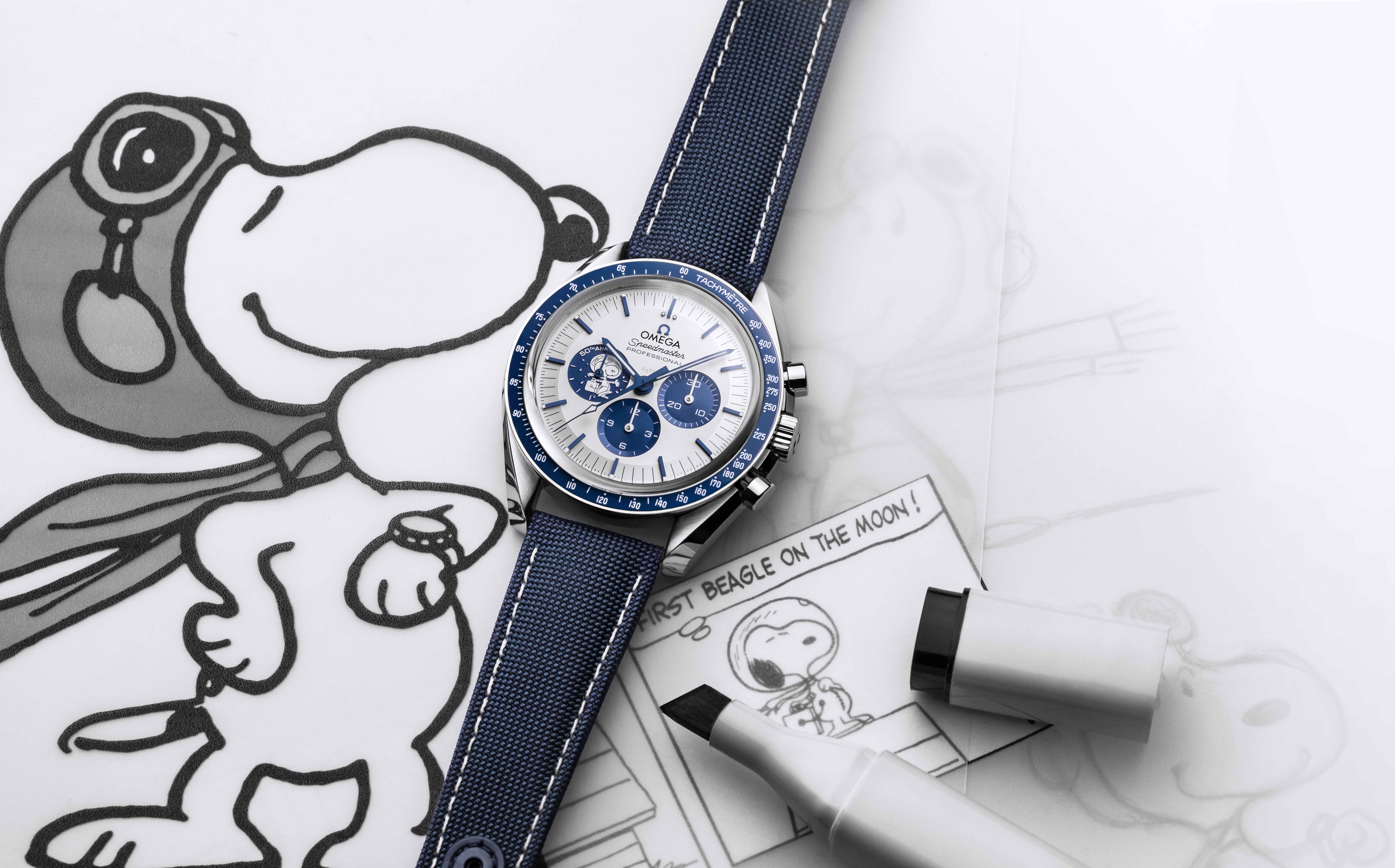 Omega Speedmaster “Silver Snoopy Award” - elle man 3