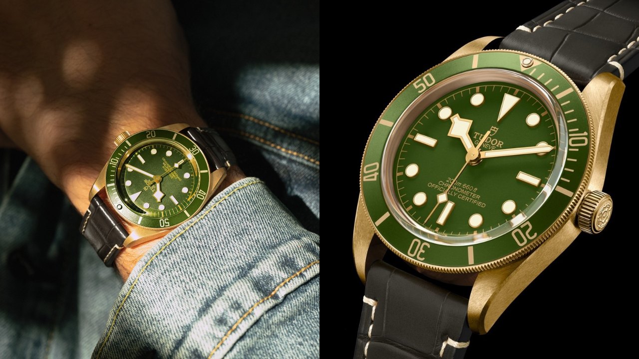 Tudor Black Bay Fitty-Eight 18k - elle man cover