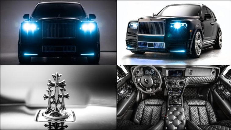 rolls-royce cullinan chrome heart drake - elle man cover 1