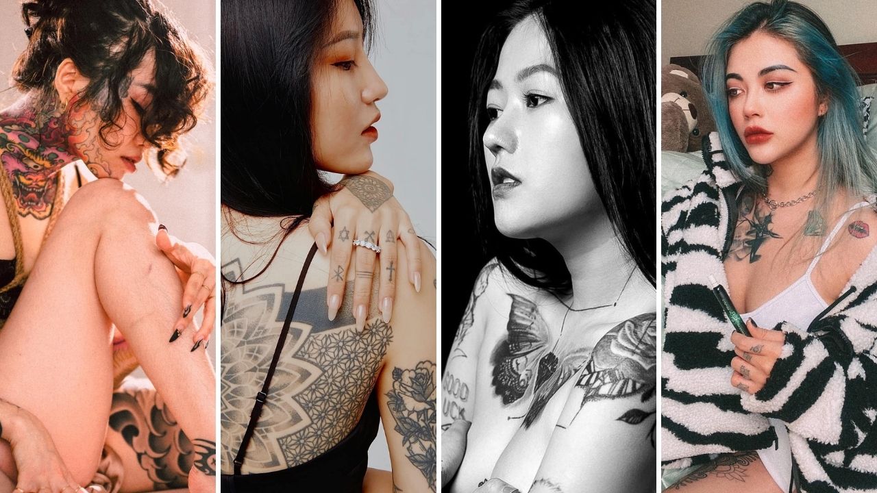 nu tho xam tattoo viet nam hot 2021 - elle man cover 1