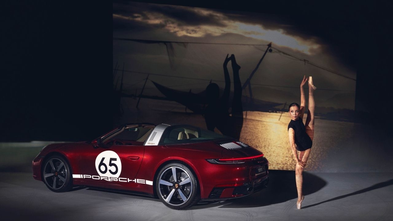 Porsche 911 Targa 4S Heritage Design - elle man cover