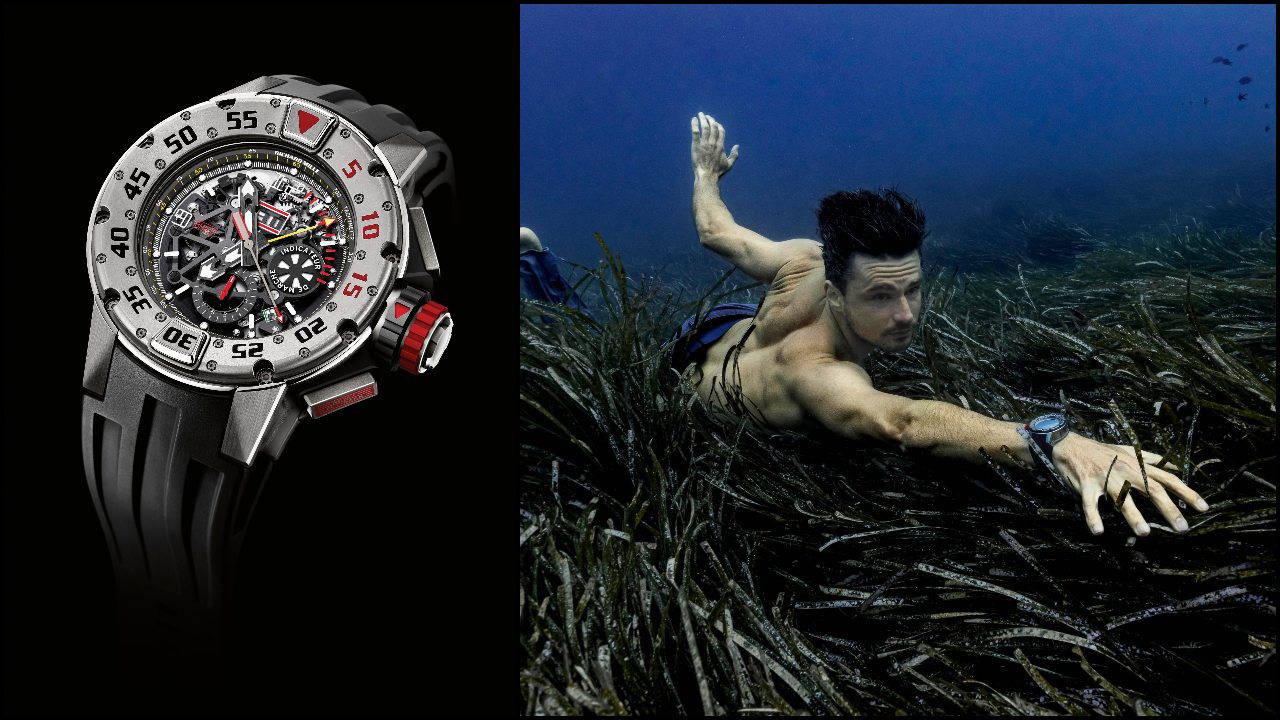 Richard Mille RM 032 Diver’s watch - elle man cover 1