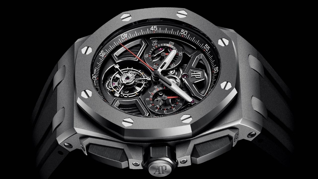 Audermars Piguet Royal Oak Offshore Selfwinding Flying Tourbillon Flyback Chronograph - elle man cover 1