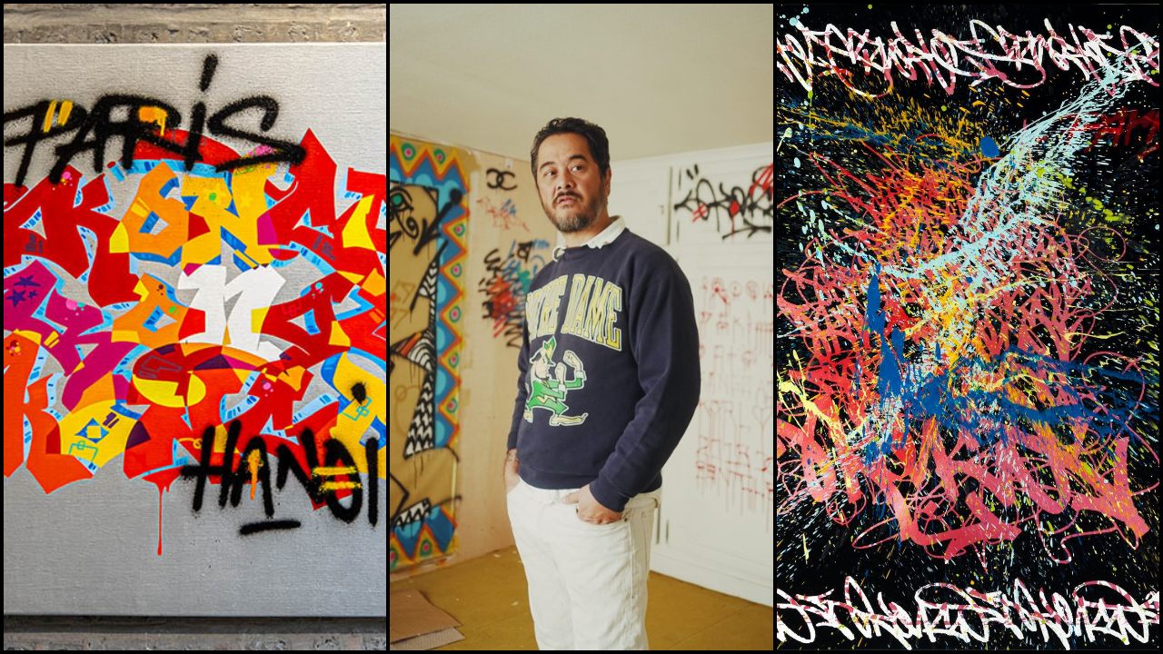 cyril kongo graffiti calligraphy - elle man cover 1