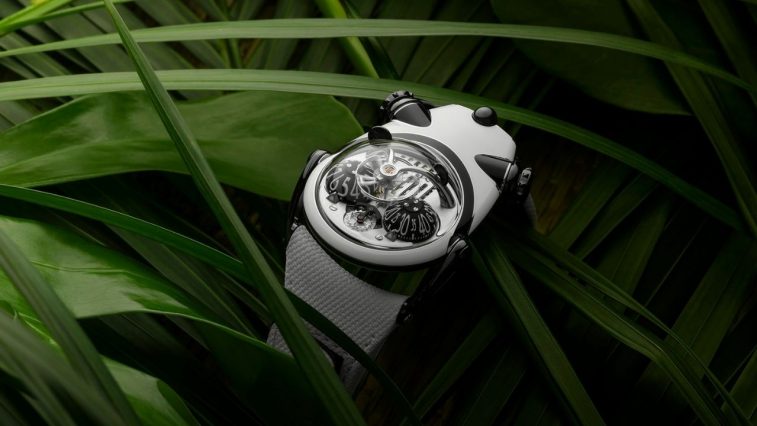 MB&F HM10 Panda for Only Watch 2021 - elle man cover