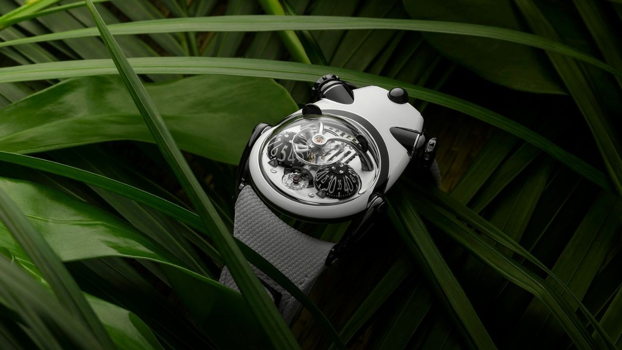 MB&F HM10 Panda for Only Watch 2021 - elle man cover