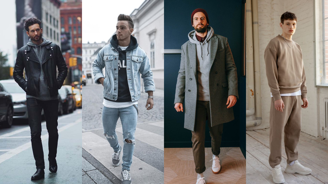 Phối đồ với áo hoodie