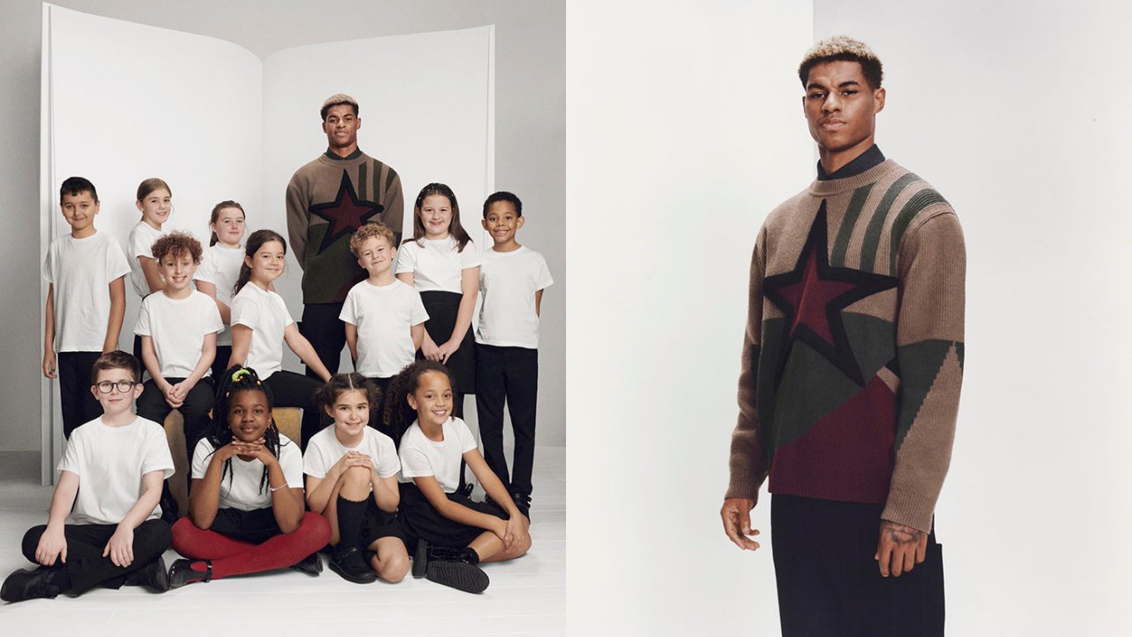 burberry hop tac marcus rashford - elle man cover