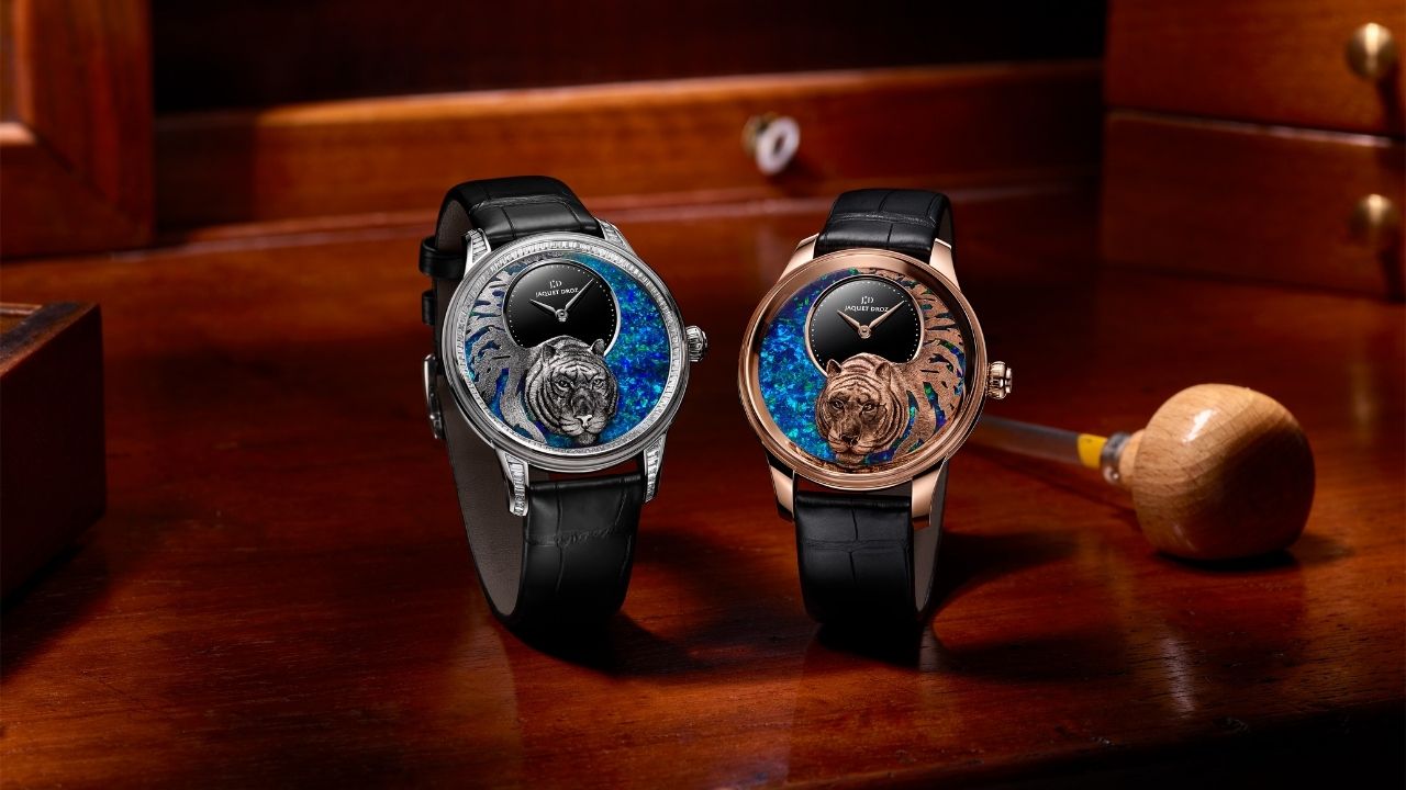 BST Tiger Petite Minute Heure Jaquet Droz
