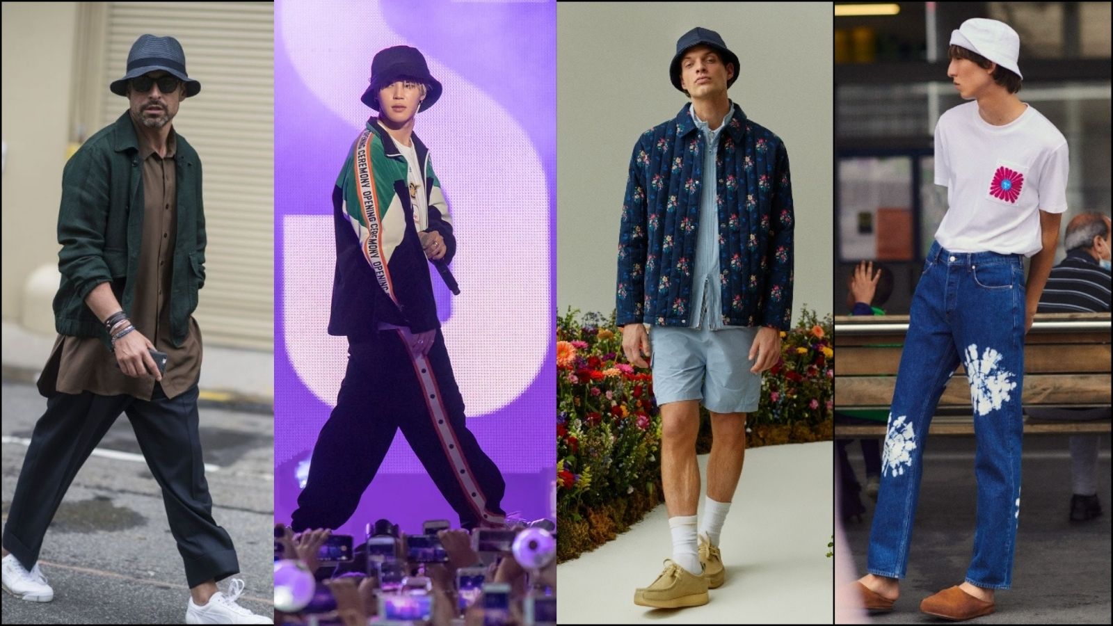 Nâng tầm phong cách với mũ bucket & những bản phối thời thượng