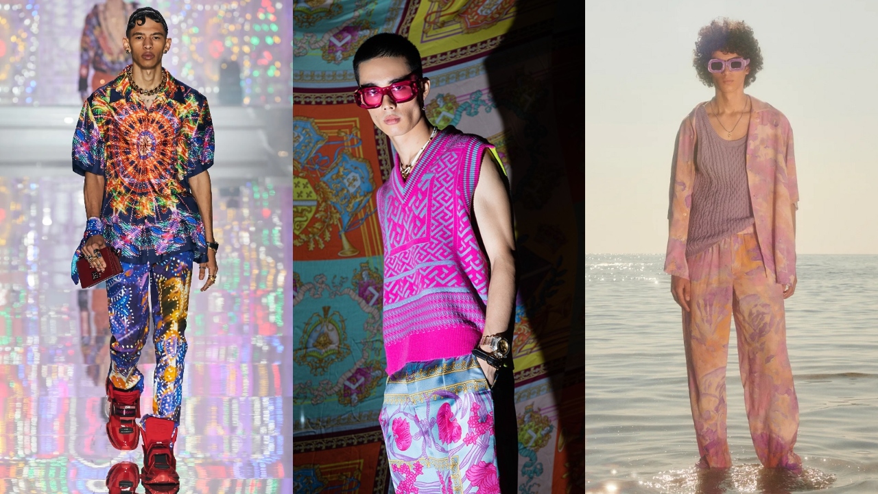 Xu hướng thời trang họa tiết Psychedelic prints