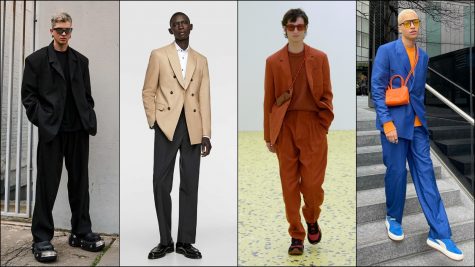 phoi do voi suit nam oversized - elle man cover