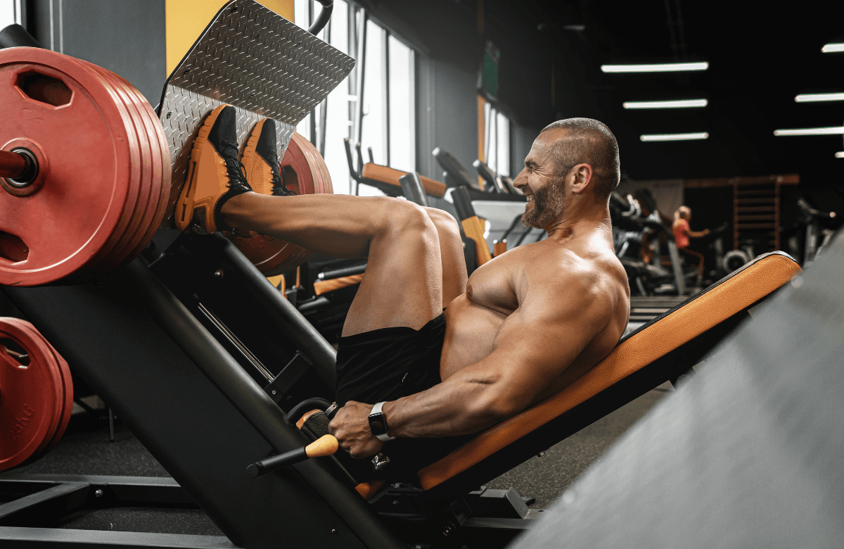 tập gym, leg press