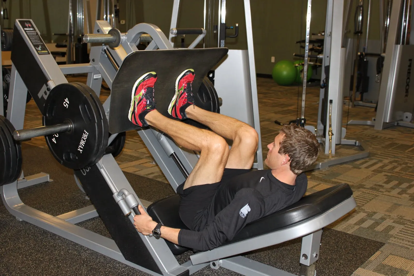 tập gym, leg press