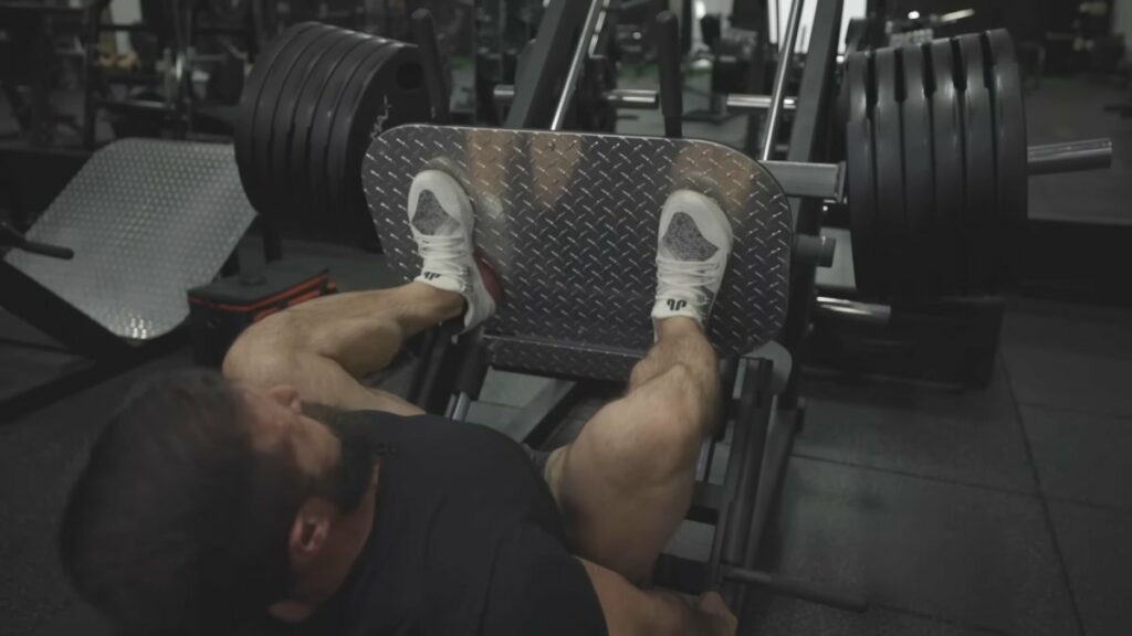 tập gym, squat, leg press