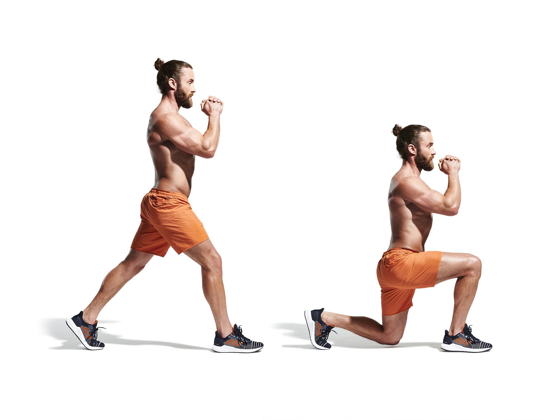 động tác lunges trong routine của Jungkook