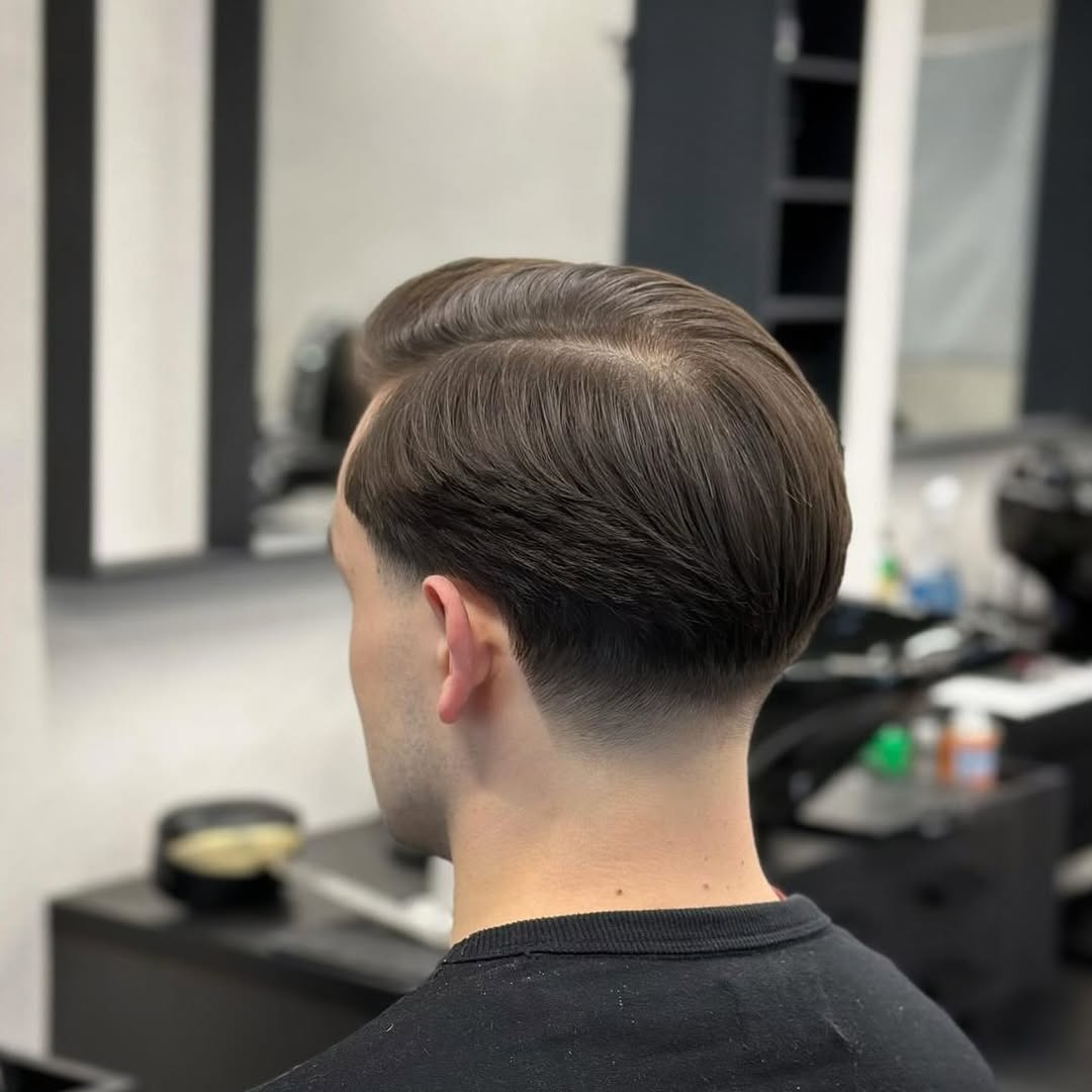 side part dài với taper