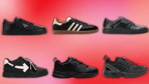 sneaker nam, sneaker đen