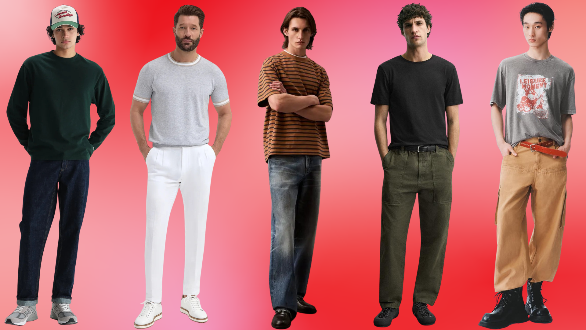 ELLE Man Mix&Match: 6 kiểu áo thun cho nam giới 2026