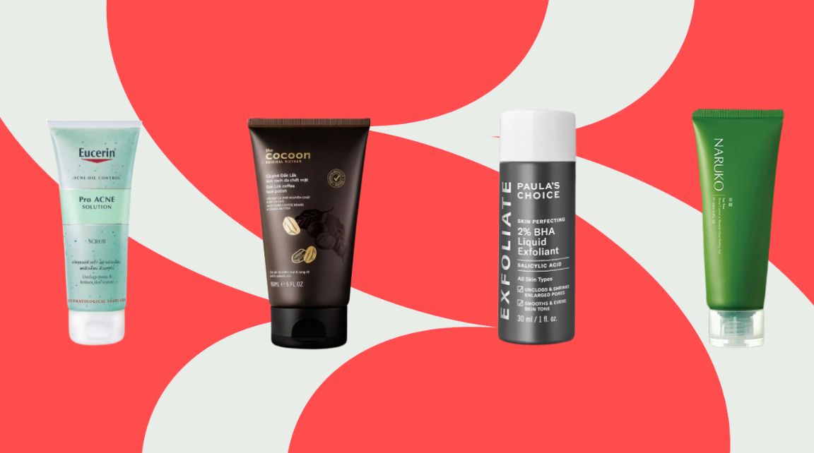 9 sản phẩm tấy tế bào chết cho làn da sáng mịn hơn