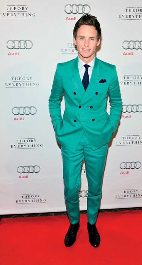 Cách phối đồ nam đẹp như Eddie Redmayne