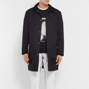 quần jeans nam trắng - BALENCIAGA slim-fit acid-wash denim jeans - elleman