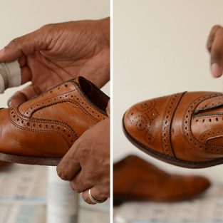 Giày da nam: Tự đánh nếu muốn bền đẹp
