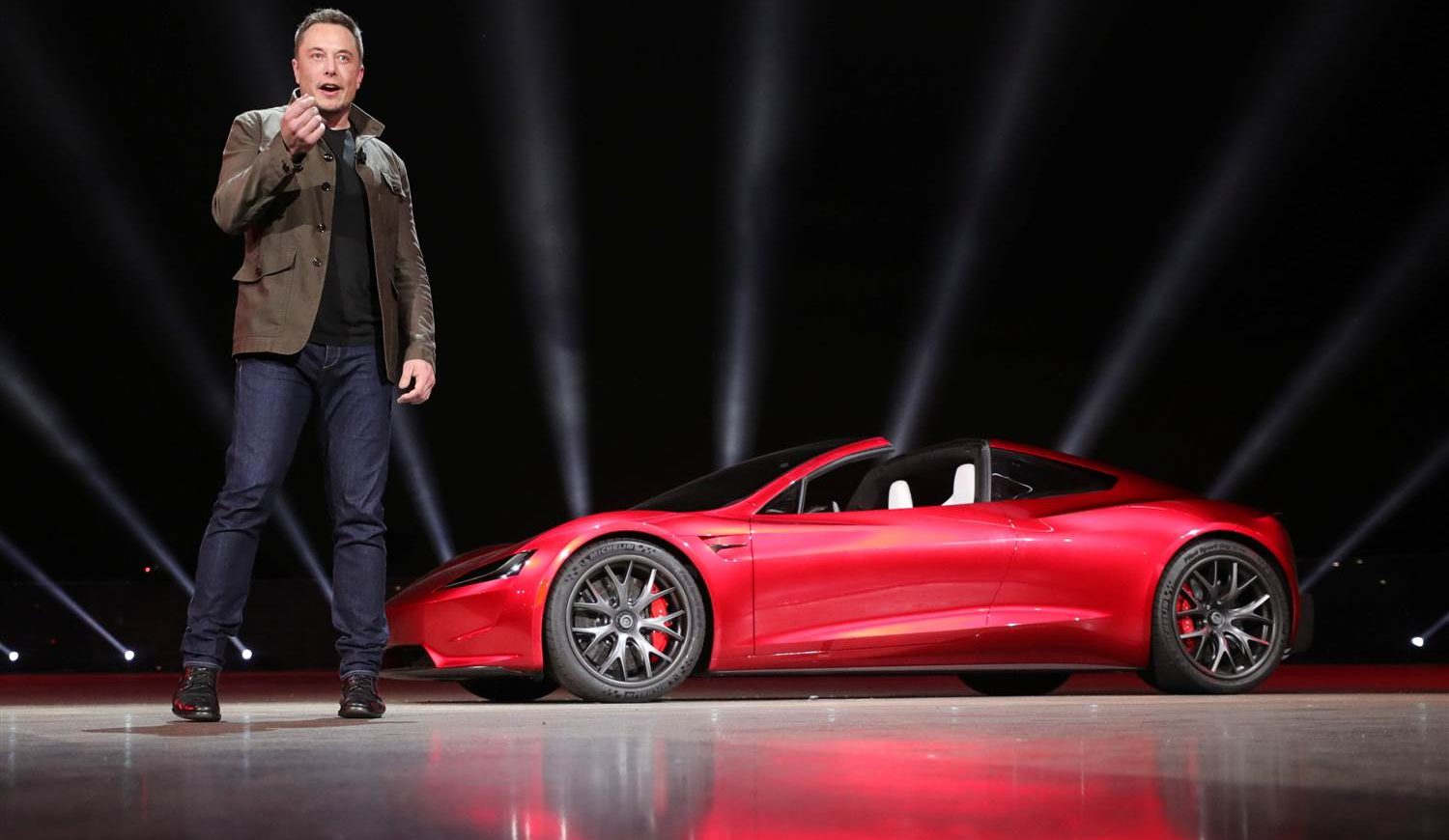 Elon Musk lại nổ Tesla Roadster SpaceX tăng tốc 0  100 kmh trong 11  giây  CafeAutoVn