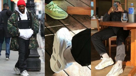 Kanye West lộ diện thiết kế giày Yeezy hoàn toàn mới