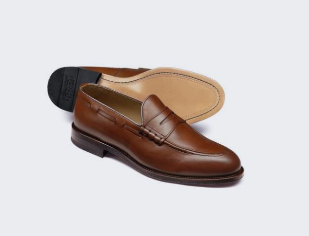 12 thuong hieu giay loafer nam charles tyrwhitt tan penny loafer 5,6mil VND - elle man 1