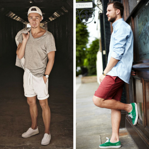 best shoes to wear with shorts for men