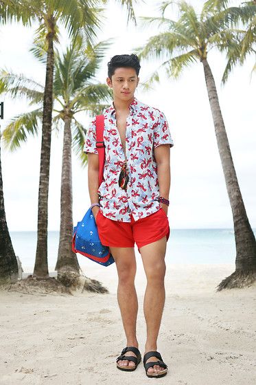 ELLE Man Style Calendar ‘F5’ phong cách với chiếc quần short đi biển. (12)