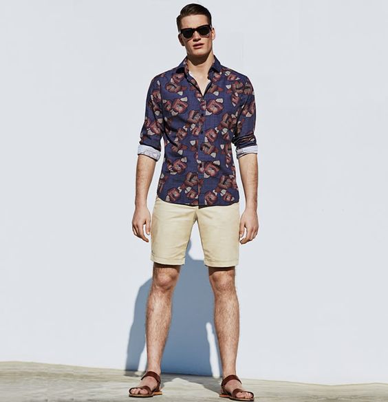 ELLE Man Style Calendar ‘F5’ phong cách với chiếc quần short đi biển. (19)
