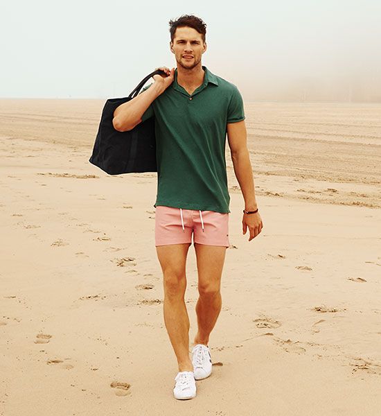 ELLE Man Style Calendar ‘F5’ phong cách với chiếc quần short đi biển. (22)