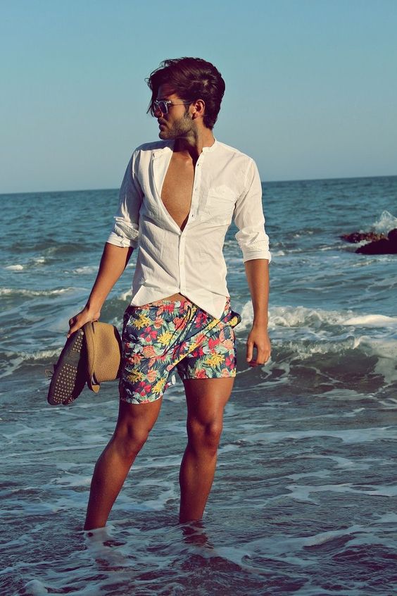 ELLE Man Style Calendar ‘F5’ phong cách với chiếc quần short đi biển. (24)
