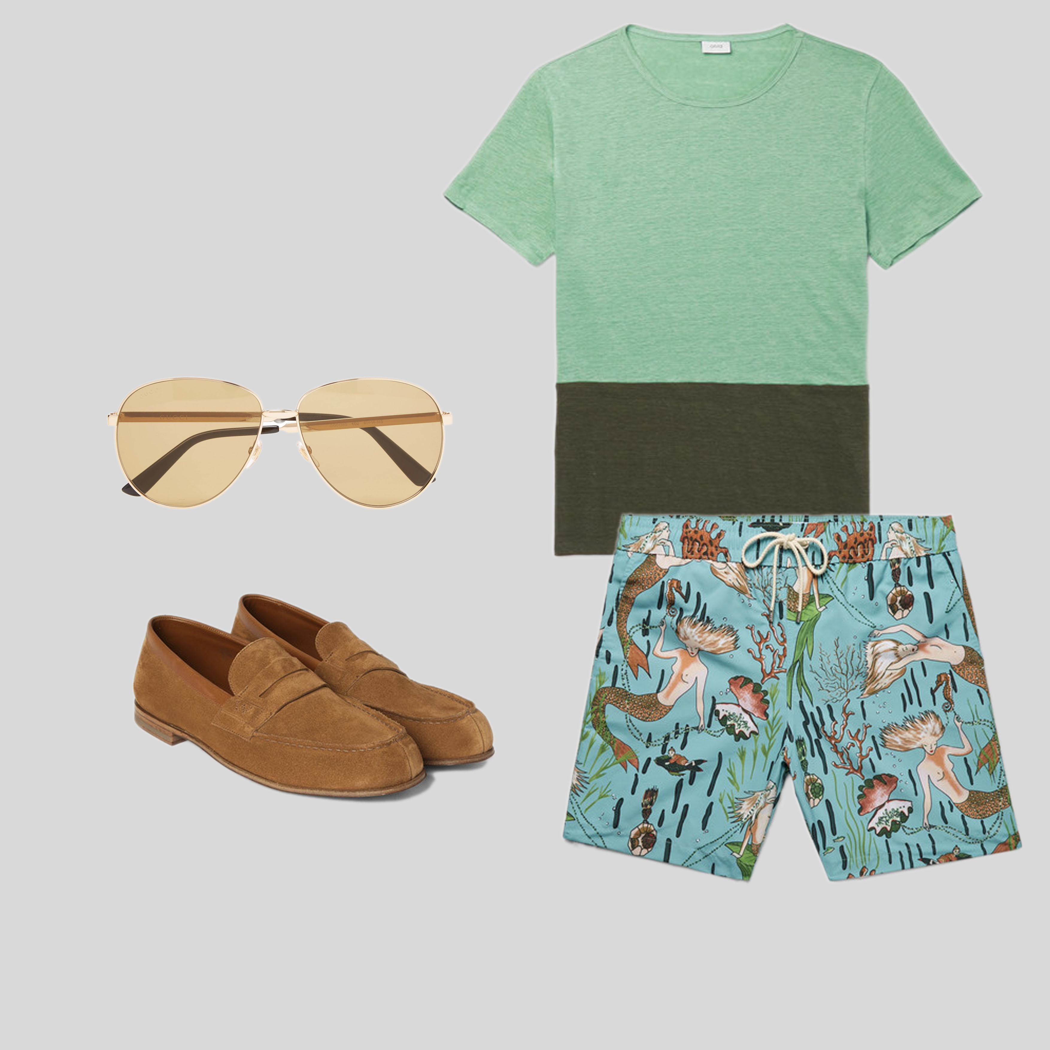 ELLE Man Style Calendar ‘F5’ phong cách với chiếc quần short đi biển. (5)