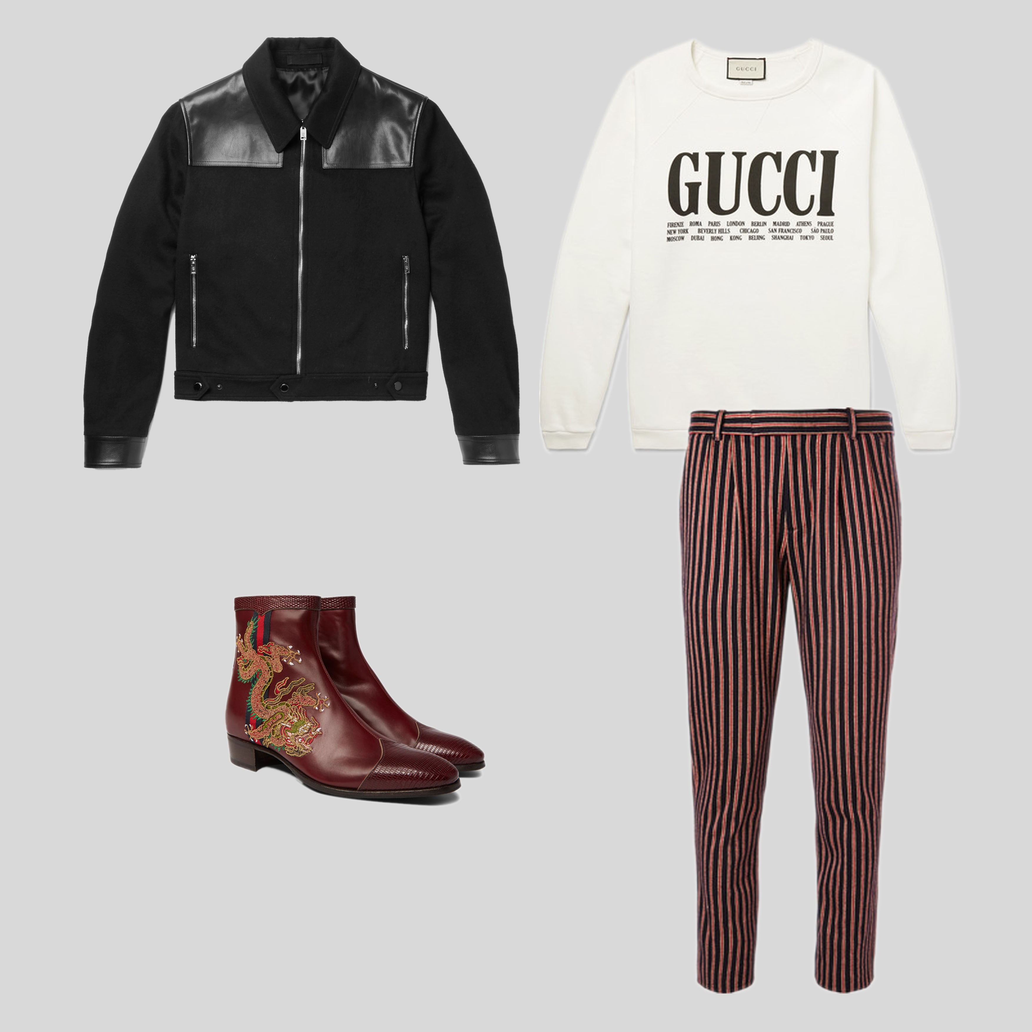 ELLE Man Style Calendar mix & match với trang phục in logo thương hiệu. (17) - Copy