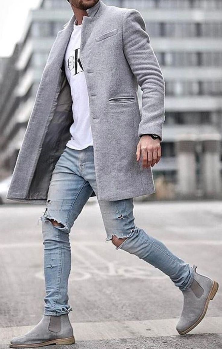 quan jeans rach & overcoat - elle man 4