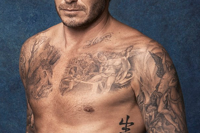 hình xăm của David Beckham - elle man (4)