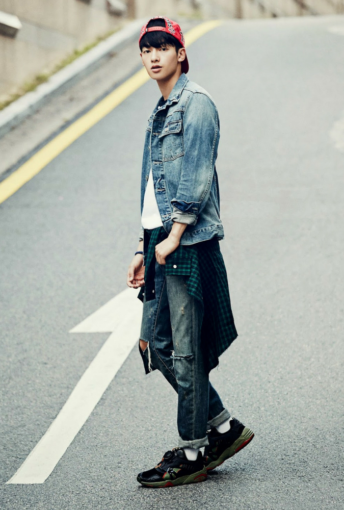 phong cách double denim 2 - elle man