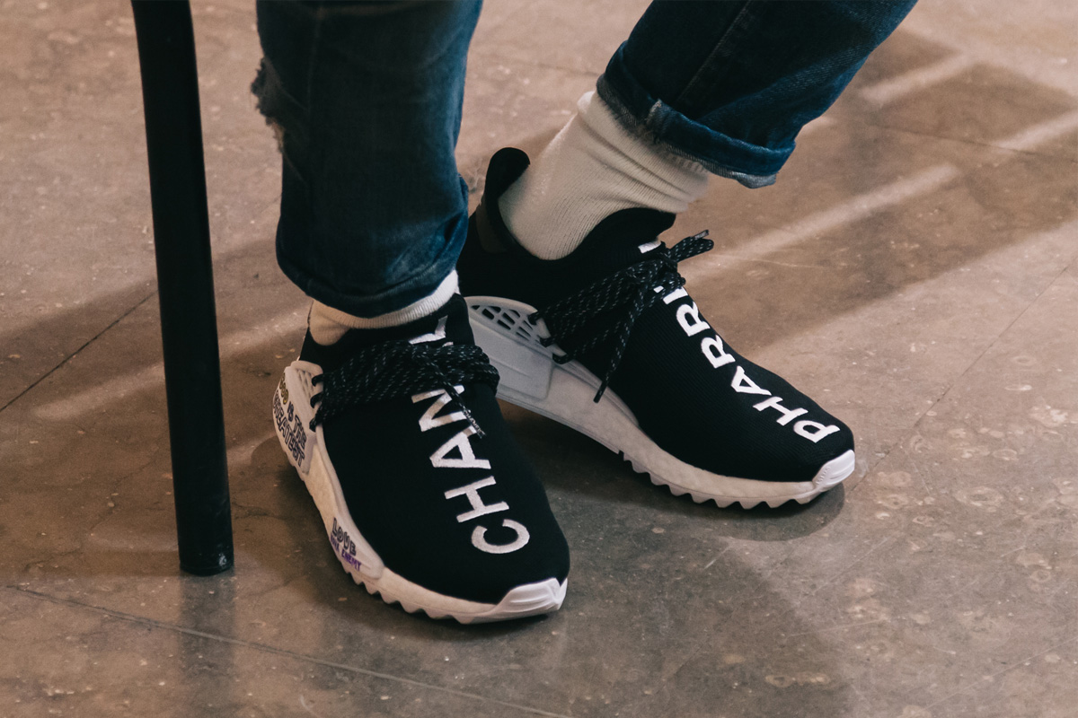 CHANEL  PHARRELL WILLIAMS SHOES 2019 COLLECTION WHITE SNEAKER
