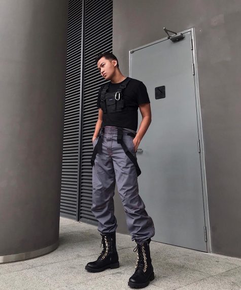 Kenshj làm chủ outfit đường phố được lấy cảm hứng từ Dior Pre-Fall 2019. Ảnh: Instagram @kenshj_pham