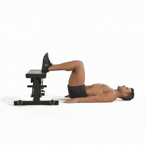 bai tap mong Elevated Dynamic Hip Thrust - elle man