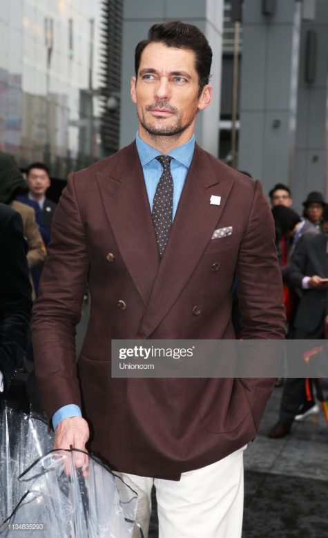 David Gandy cuống hút với vẻ ngoài U40 nhưng cực kỳ nam tính trong bộ suit cổ điển. Ảnh: Getty Immages