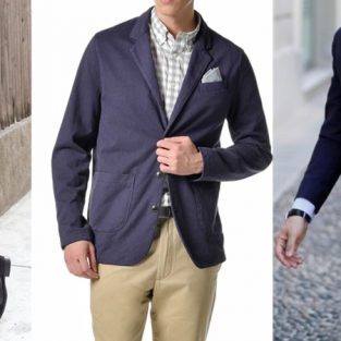 Gợi ý phối áo khoác blazer nam xanh navy cho 7 ngày