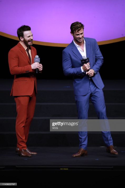 Cặp đôi Chris Hemsworth và Chris Evans xuất sắc giữ ngôi vương trong top mặc đẹp của ELLE Man. Ảnh: Getty Images