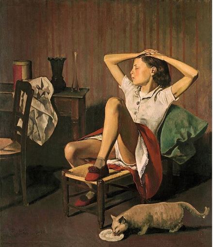 Bức họa Thèrèse Dreaming của Balthus