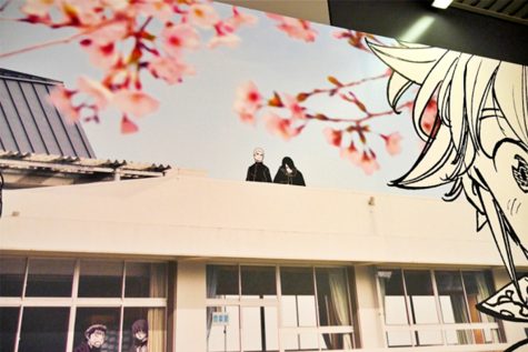 bức tường anime tại ga shibuya thủ đô tokyo meliodas seven deadly sins thất hình đại tội naruto