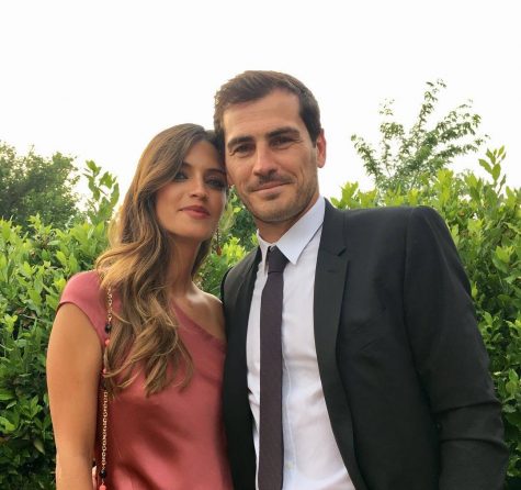 Thủ thành Iker Casillas và nữ phóng viên thể thao Sara Carbonero